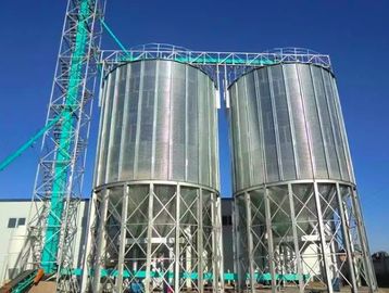 5 - 100 ton Feed Grain Bin Small Grain For Chicken Poultry Farm Customized